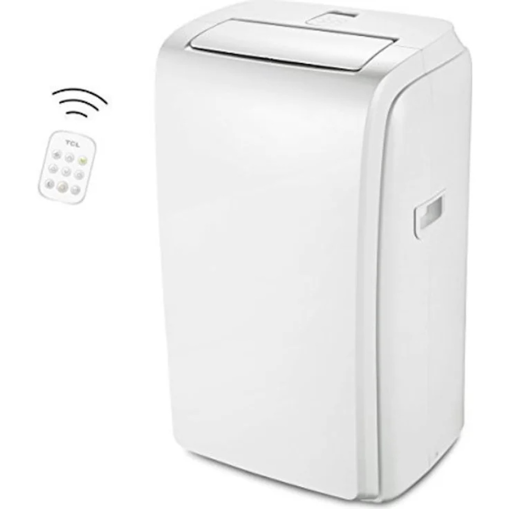 TCL TAC-12CPB/KW Mobiles Klimagerät | 3-in-1 Kühlen, Entfeuchten & Ventilieren | 11.000 BTU/h | Für Räume bis 35 m² | EEK: A
