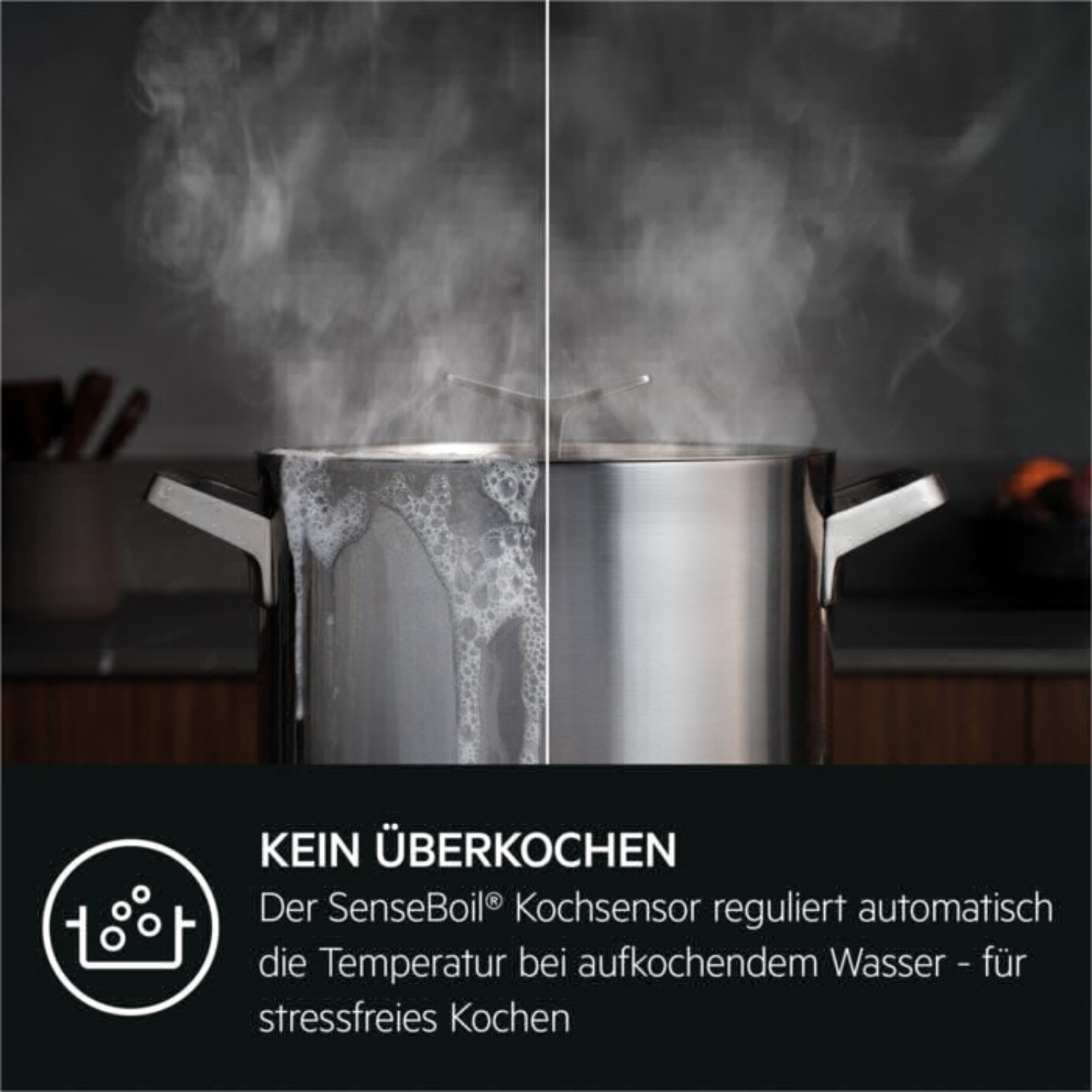 AEG Exclusiv TII84B10FZ SaphirMatt Induction Hob 80cm| EAN: 7333394023175