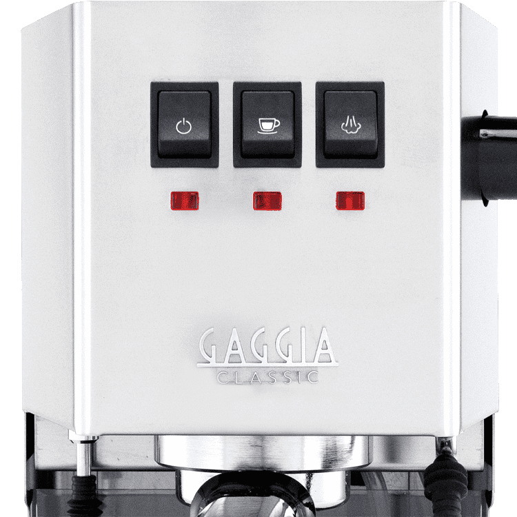 Intuitive Bedienung Gaggia New Classic Evo Black Siebträger Espressomaschine