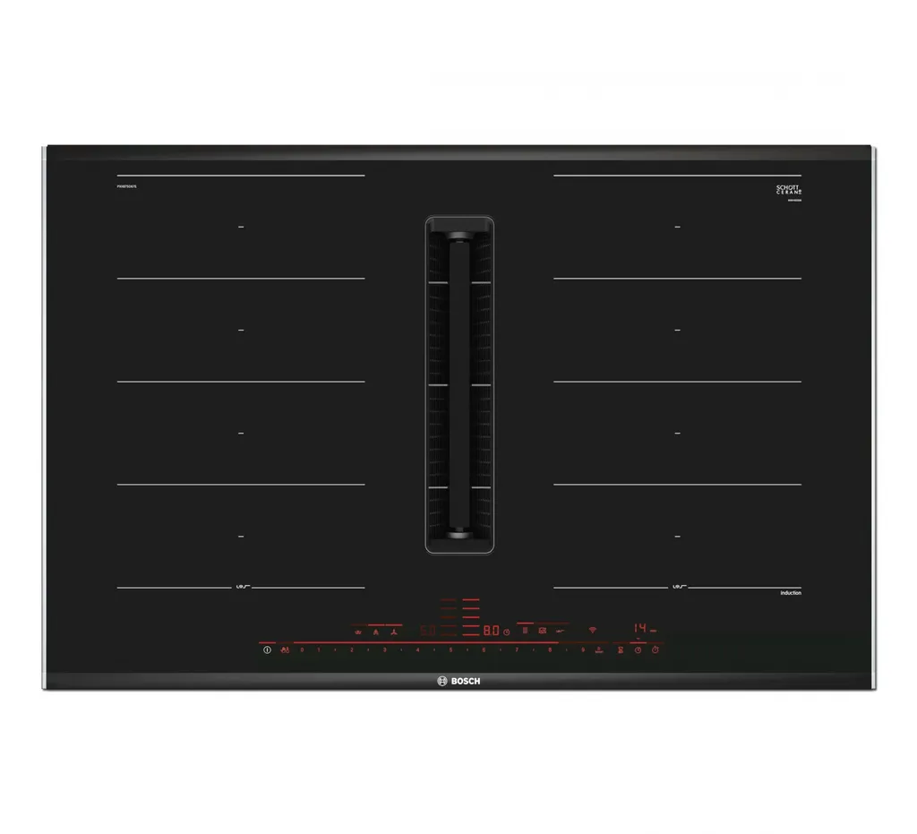 BOSCH PXX875D67E Induktions Kochfeld mit Dunstabzug 80cm EEK:B