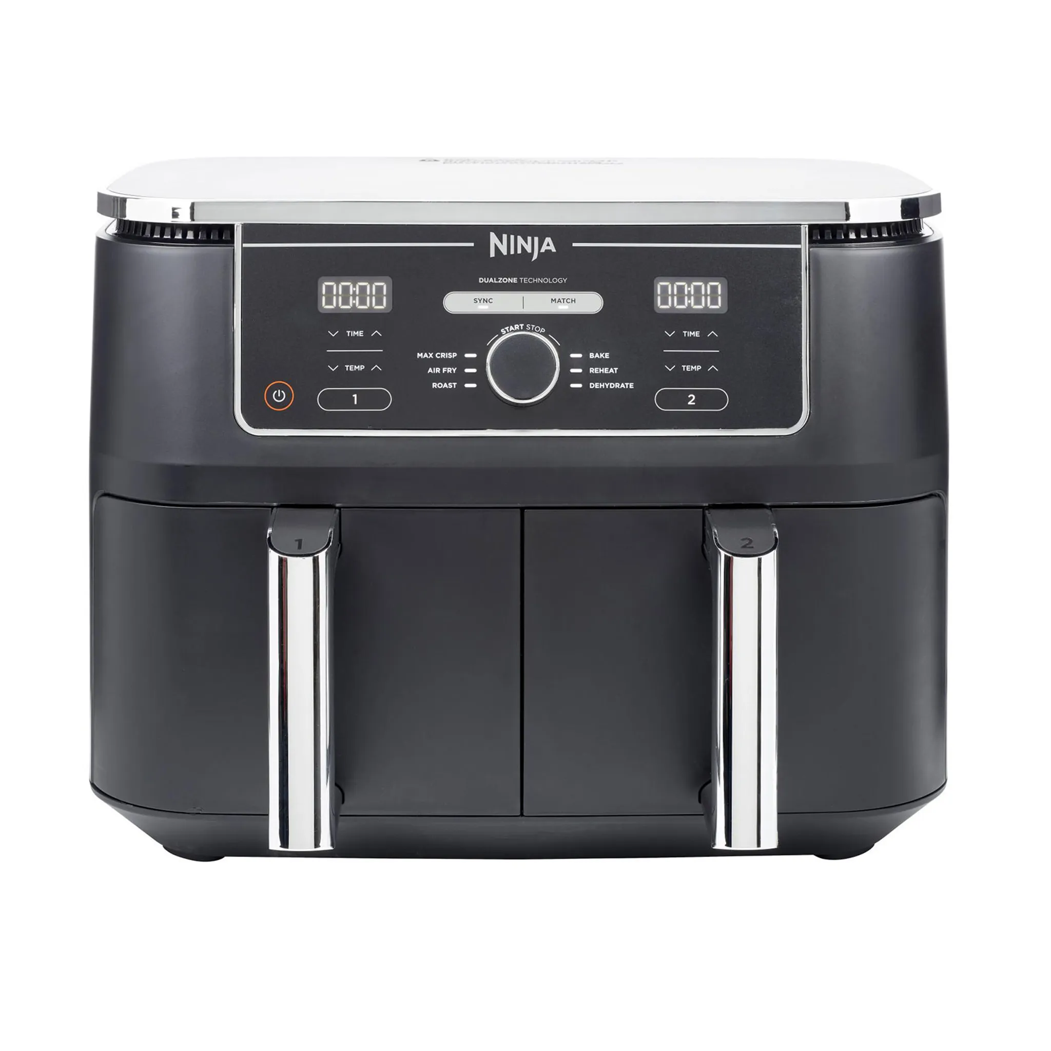 1Wyg3hl9crVr4H Ninja Foodi MAX Dual Zone: 2-in-1 Heißluftfritteuse, Braten, Backen & mehr | AF400EU