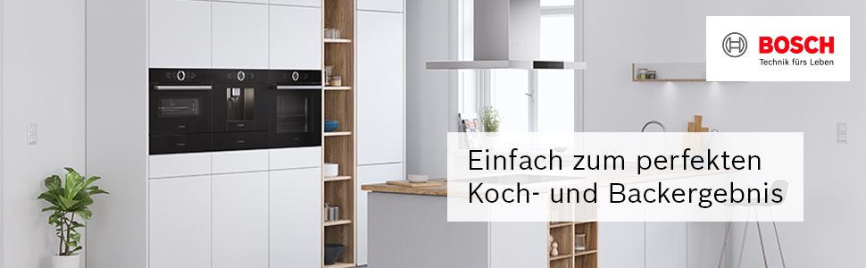 Intuitive Bedienung und Design BOSCH BFL523MW3 mit Linkshaken-Tür