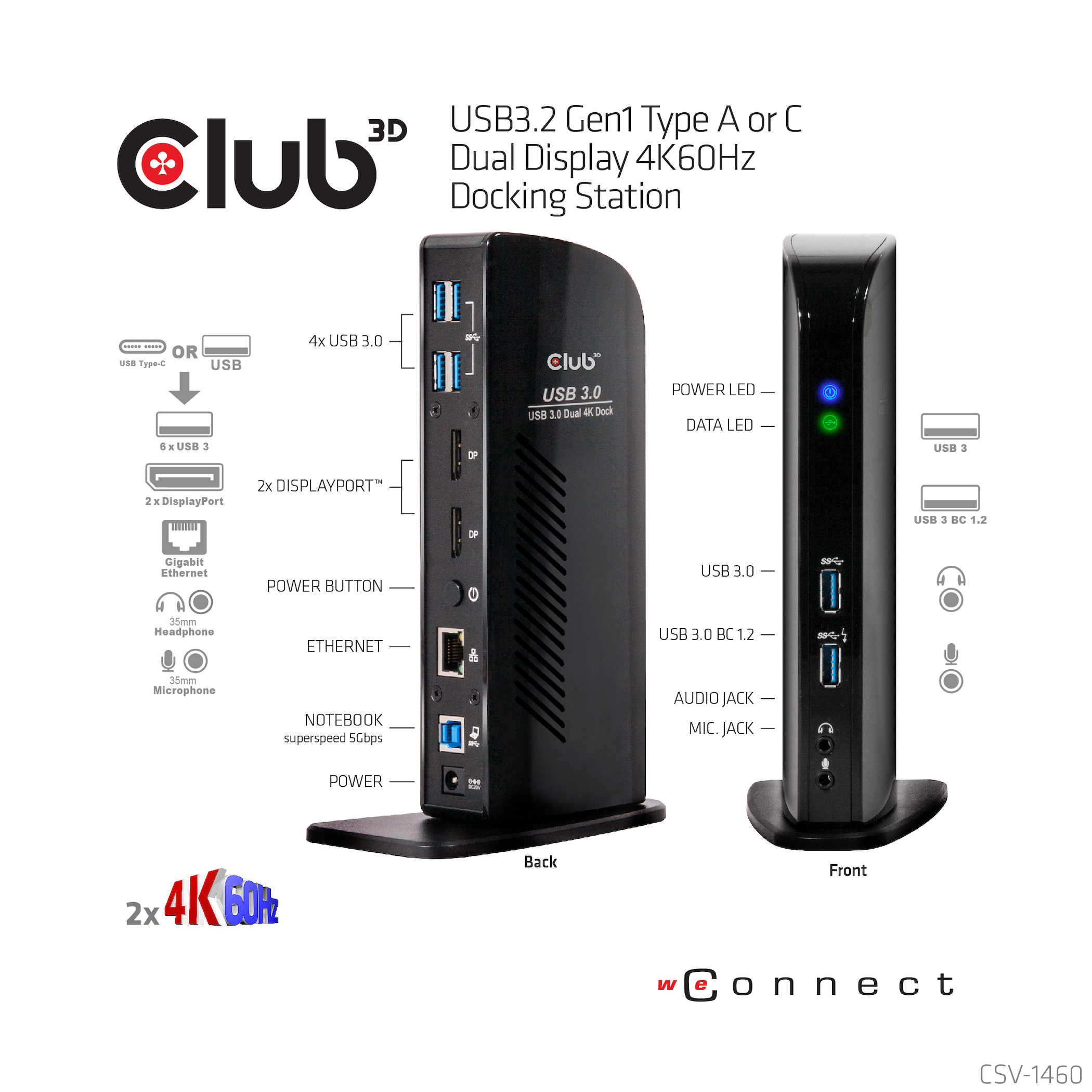Club 3D CSV-1460
