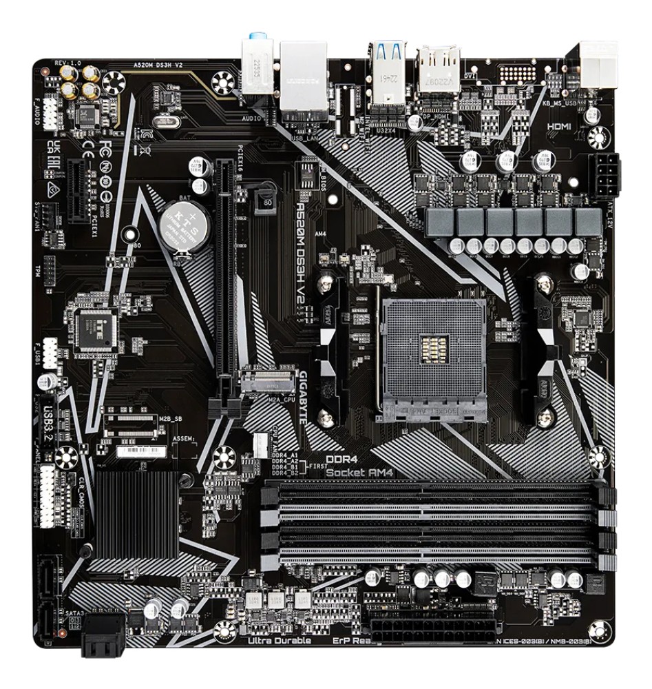 GIGABYTE A520M DS3H V2