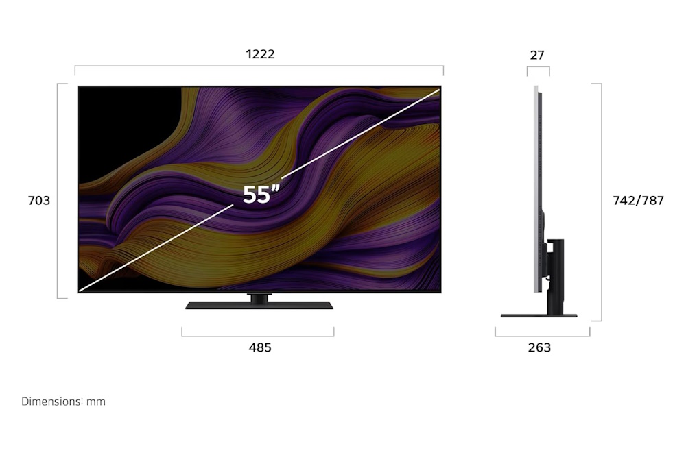 LG OLED55G59LS 4K OLED Smart TV | 55 Zoll | α11 Gen2 AI-Prozessor | Brightness Booster Ultimate | 165Hz VRR | webOS 25