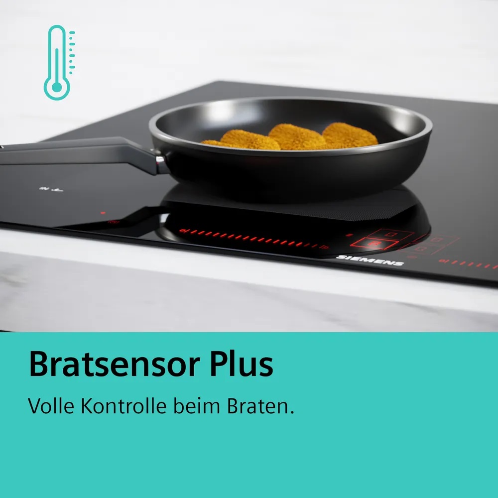 SIEMENS EX601LXC1E iQ700 - volle Kontrolle beim Braten SIEMENS EX601LXC1E iQ700 - Bratsensor Plus zur einfachen überwachung der Temparatur
