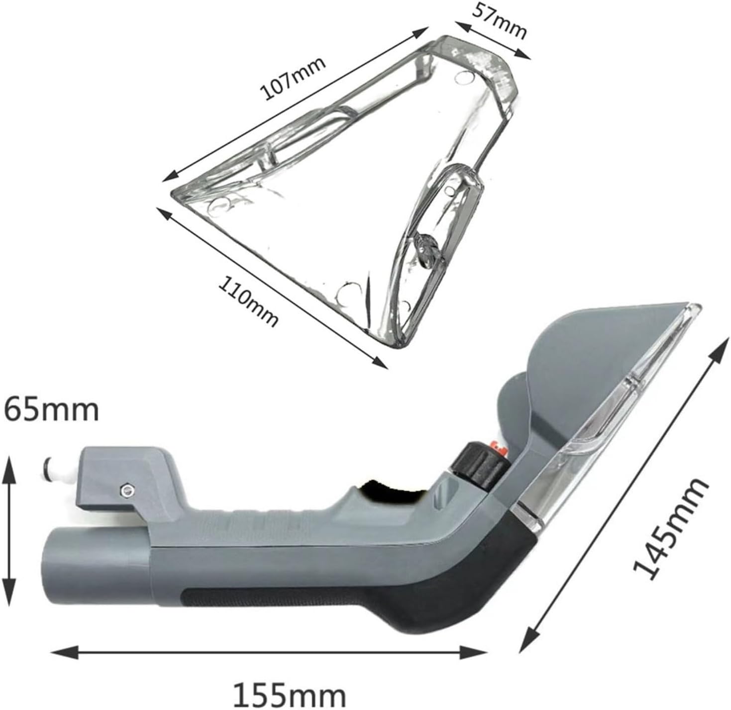 Maße und technische Details der Kärcher Polsterdüse