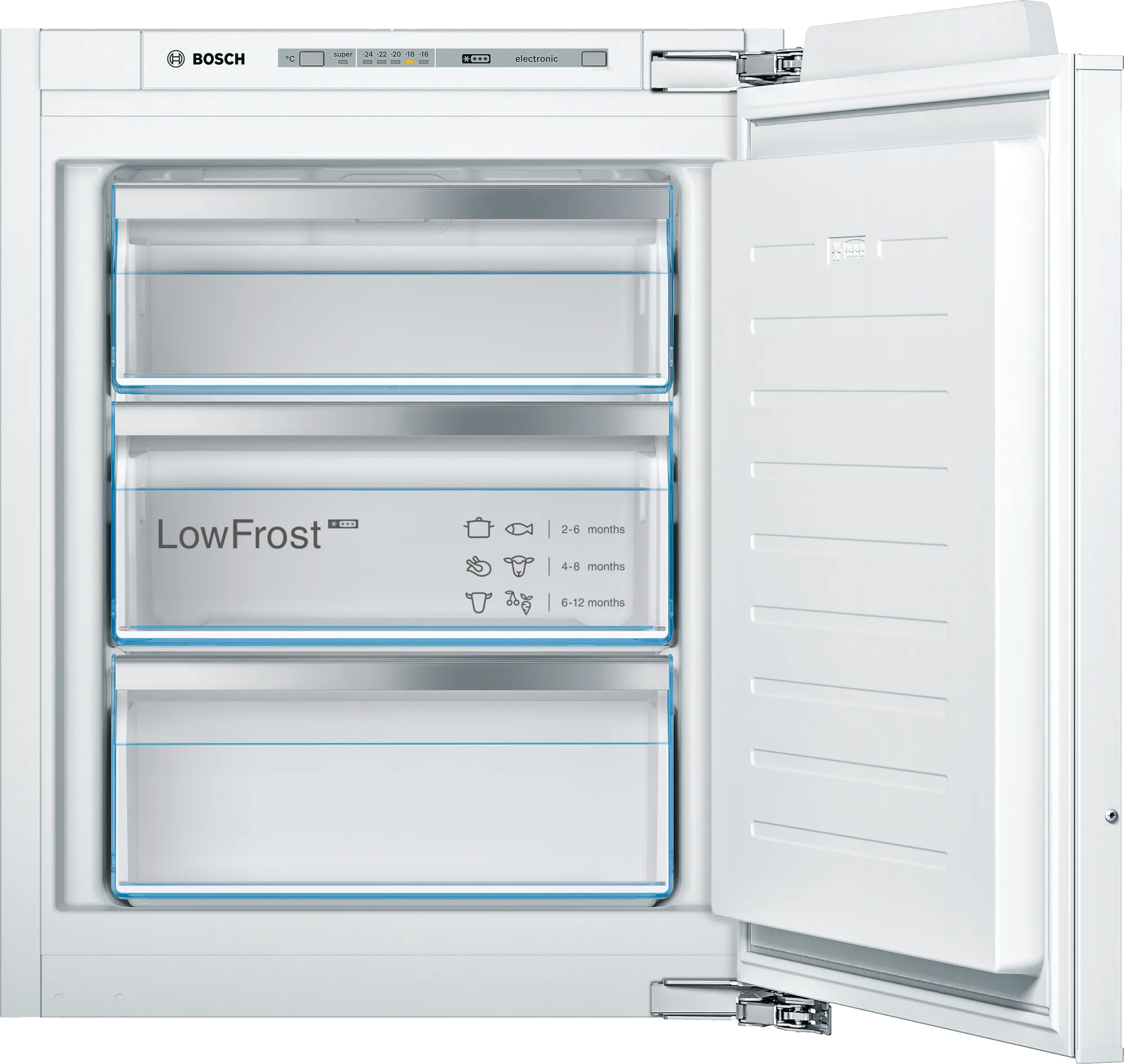 1dphCZDjvjlF80 BOSCH GIV11ADC0 Serie 6 Einbau-Gefrierschrank 71.2 x 55.8 cm Flachscharnier mit Softeinzug