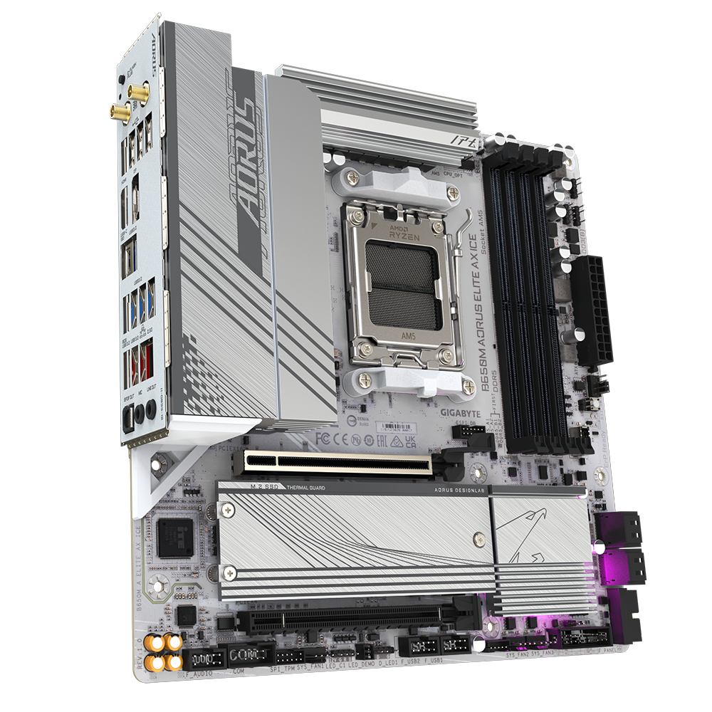 GIGABYTE B650M AORUS ELITE AX ICE