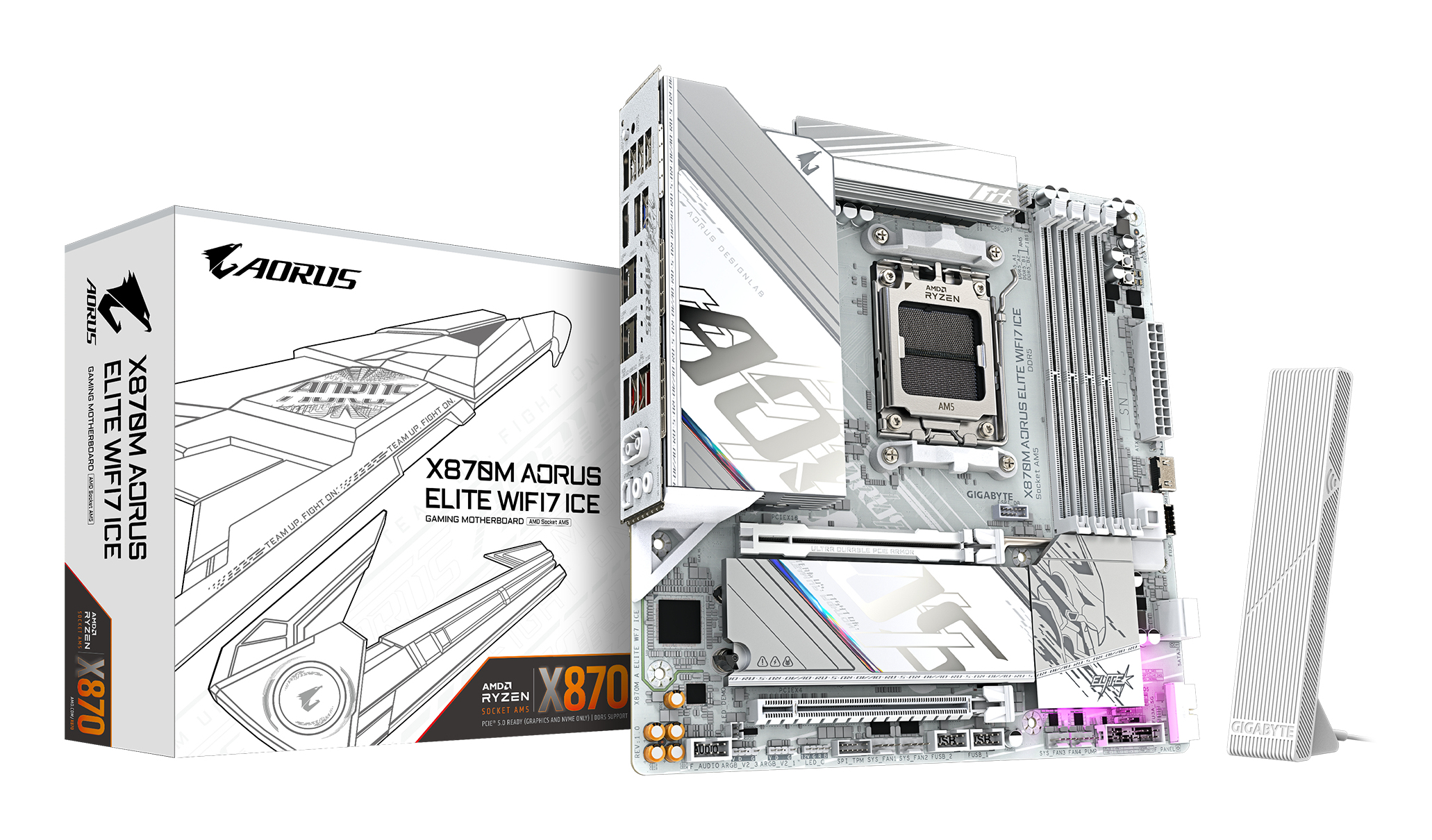 GIGABYTE X870M AORUS ELITE WIFI7 ICE