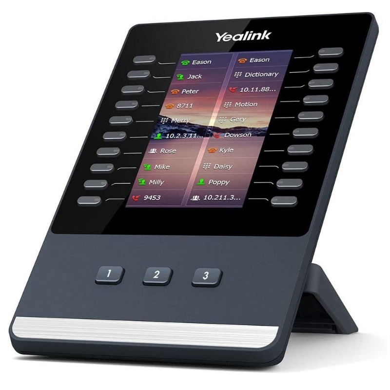 YEALINK EXP43 IP-Add-On-Modul Schwarz, Grau 23 Tasten, 6938818304345