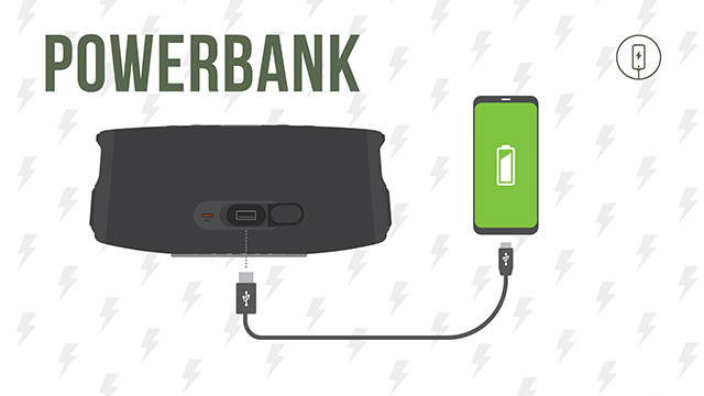 Integrierte Powerbank