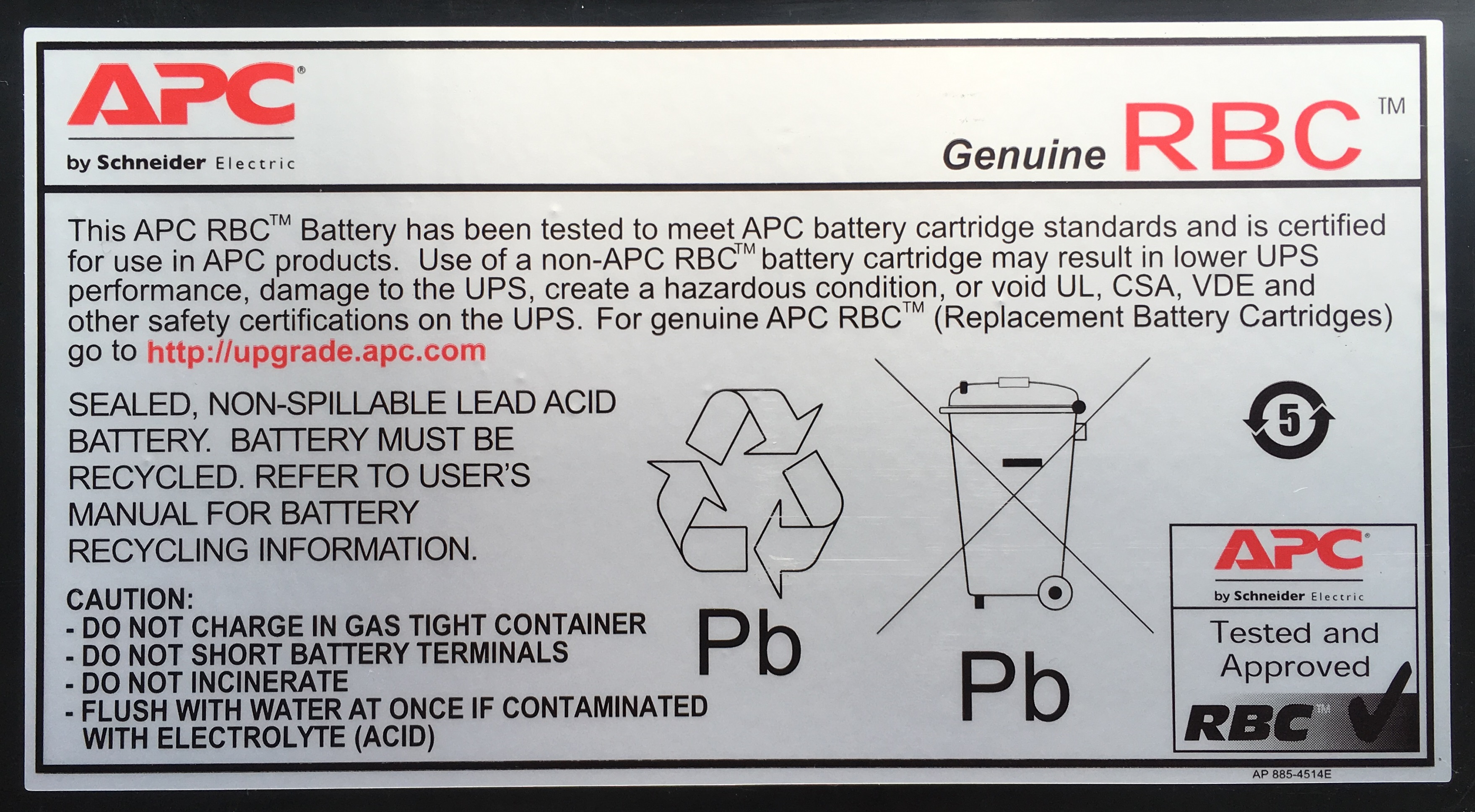 APC RBC7