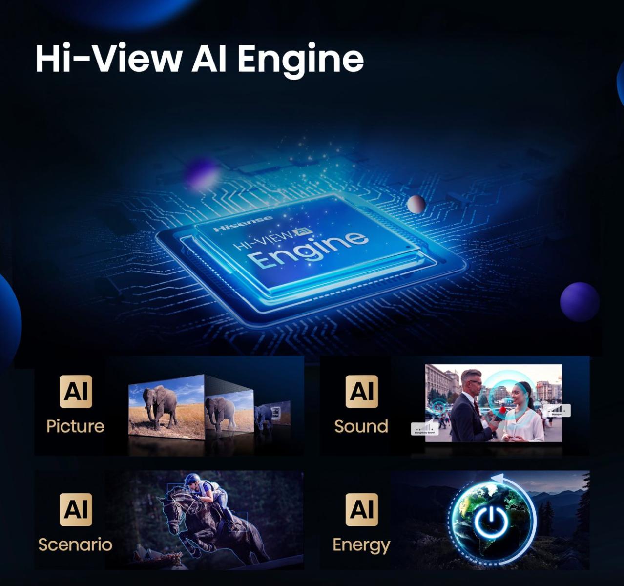 Hisense 55U7Q 55-inch side view detail