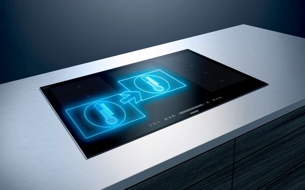 SIEMENS HomeConnect Vario induction cooktop, varioMotion.