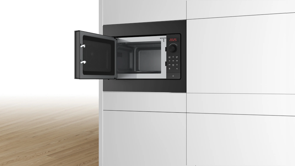 Bosch BFL523MB4 Einbau-Mikrowelle 800W Schwarz – AutoPilot für einfache Bedienung & Reinigung