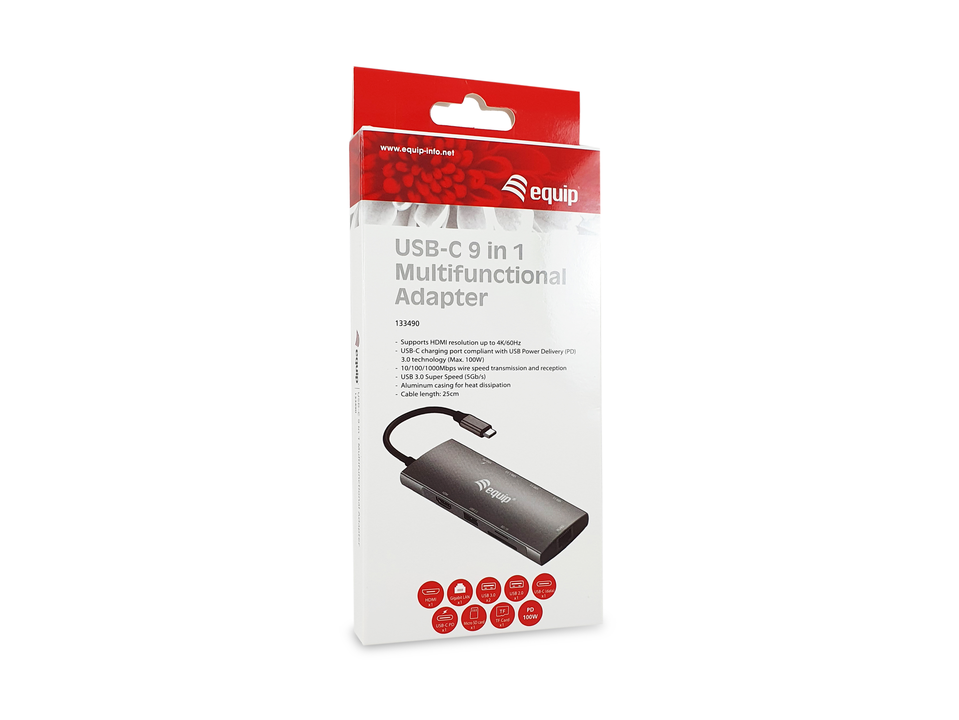 Equip 9-in-1 USB-C Adapter