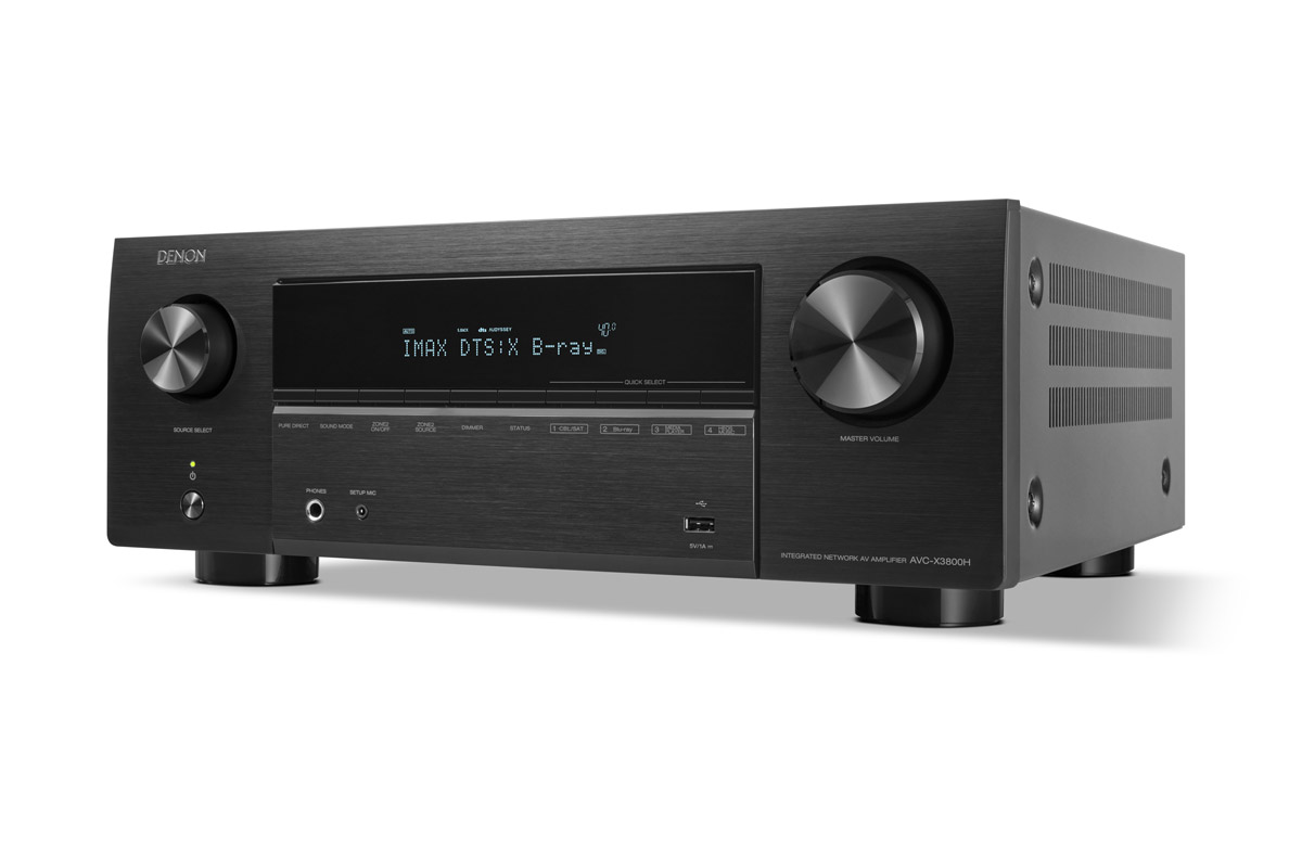 Denon AVC-X3800H 9.4 Kanal 8K AV-Receiver mit Sprachsteuerung, schwarz, EAN: 747192138424
