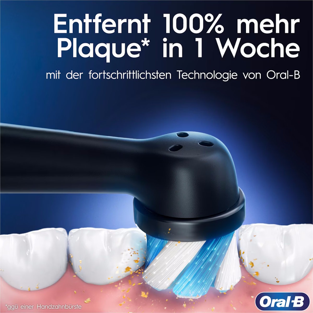 Effektive Reinigung mit Oral-B iO White Clean Zahnbürste