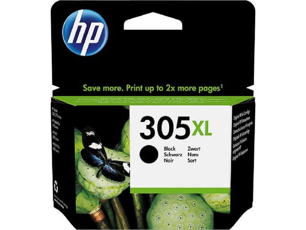 HP 305XL Schwarz Original Druckerpatrone mit hoher Reichweite