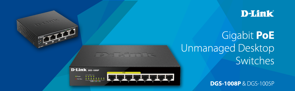 D-Link 8Port Gigabit Switch Layer2 PoE  | store-jet.de