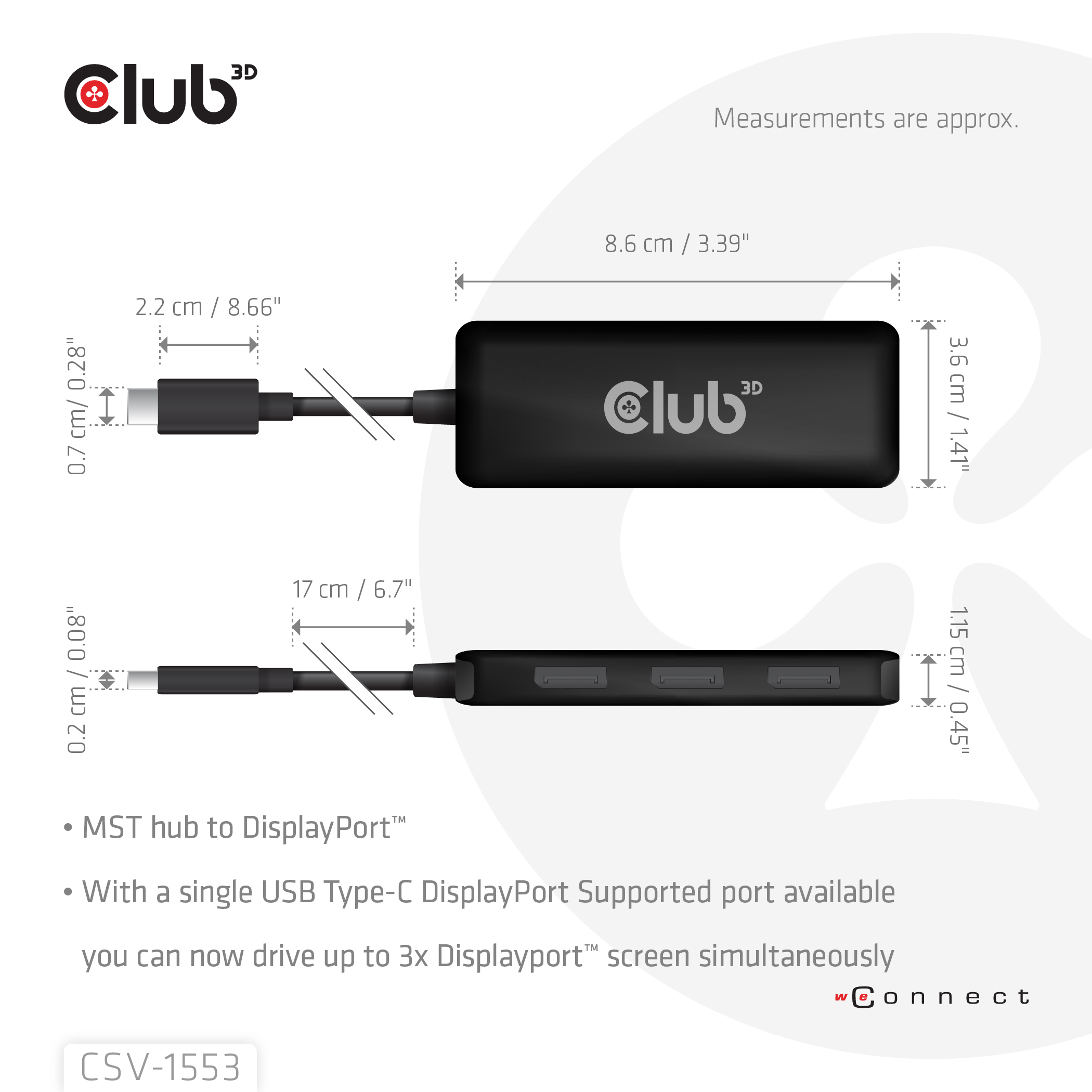 Club3D CSV-1553