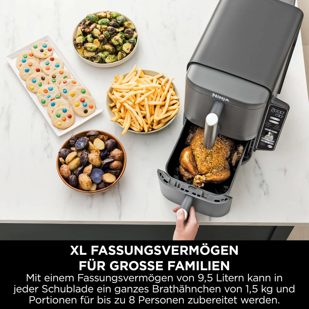 Heißluftfritteuse 2 Ebenen | Ninja SL400EU | 9,5L