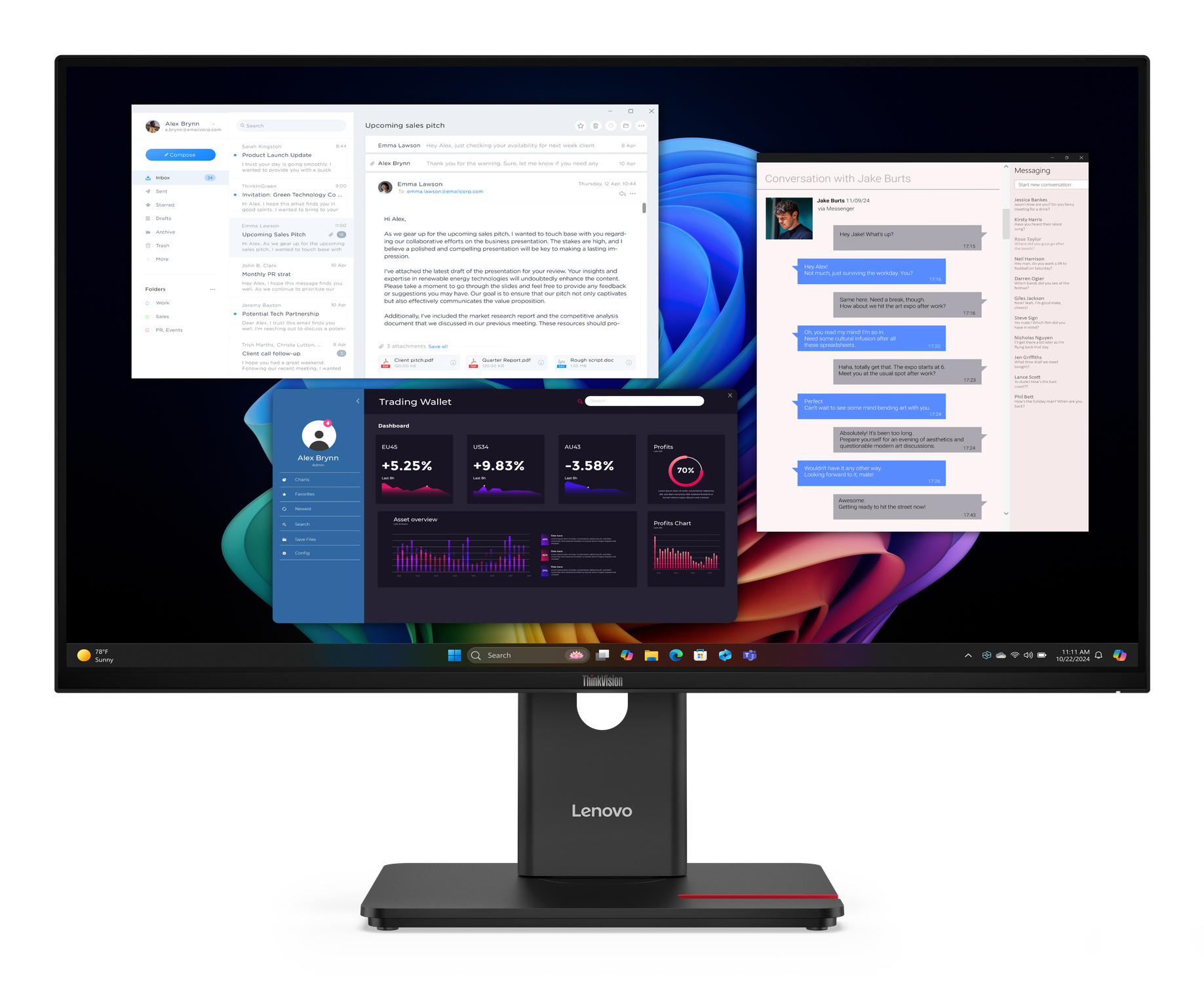 Lenovo ThinkVision T27UD-40