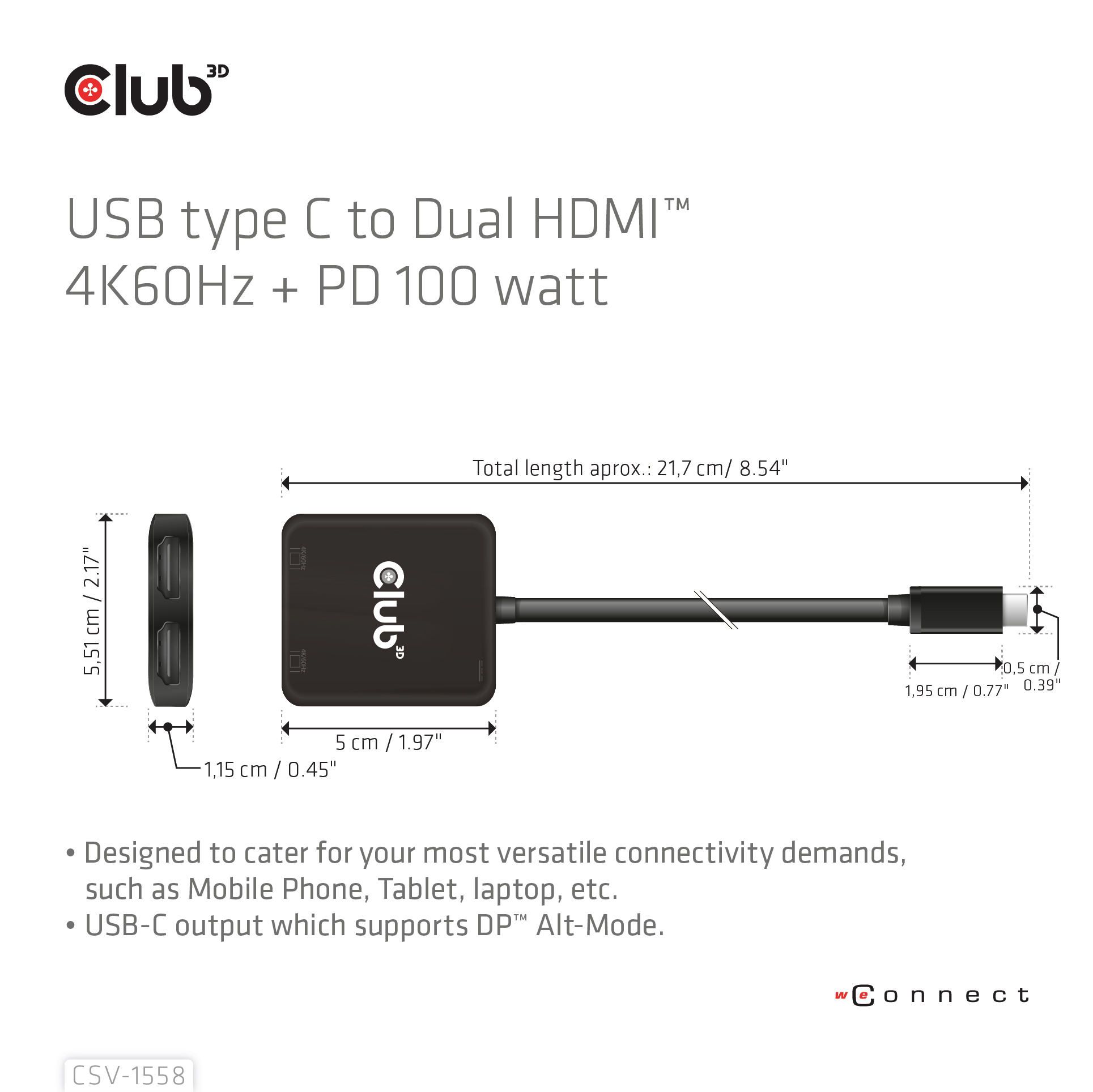 Club 3D CSV-1558