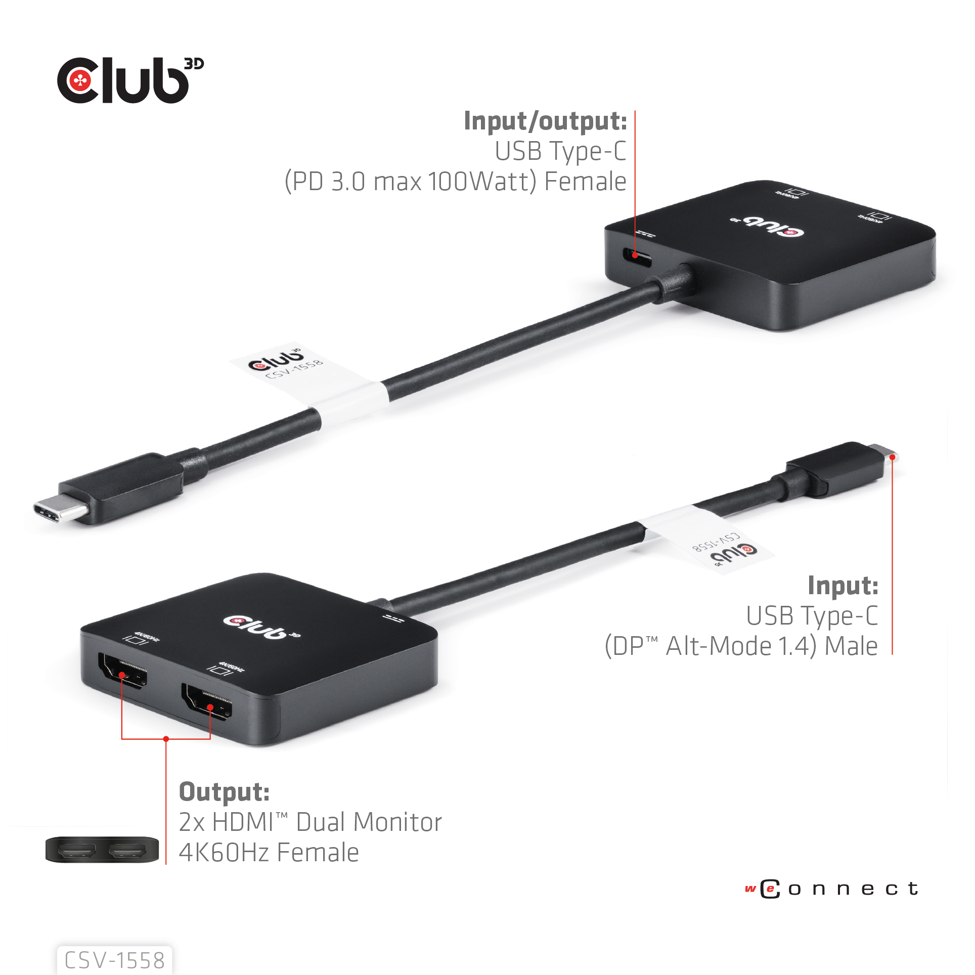 Club 3D CSV-1558