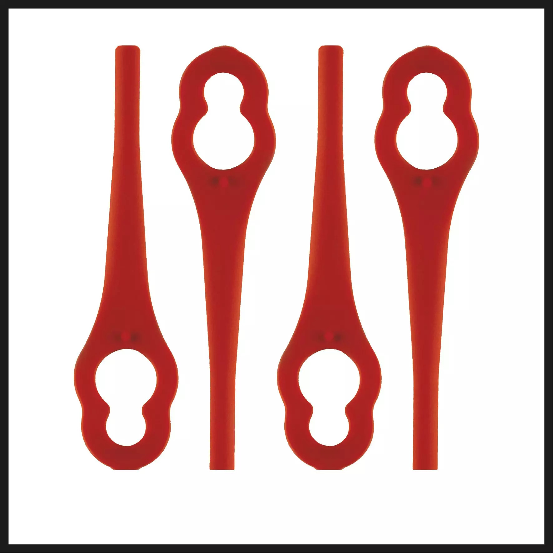 Lieferumfang des Einhell GC-CT 18/24 Li P-Solo Rasentrimmers mit Zubehörteilen Zubehör des Einhell Rasentrimmers GC-CT 18/24 Li P-Solo, darunter Ersatzmesser