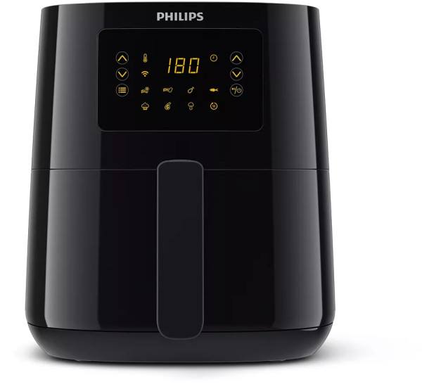 PHILIPS Airfryer Essential Compact Hot Air Fryer HD9255/90 1400 Watt Black
