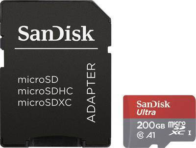 SanDisk Ultra® microSDXC-Karte 200 GB Class 10