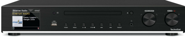 TechniSat DIGITRADIO 143 CD Radio-Adapter DAB, DAB+, Internet, schwarz