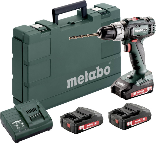Metabo BS 18 L set 602321540 cordless drill 18 V 2 Ah Li-Ion incl. third battery