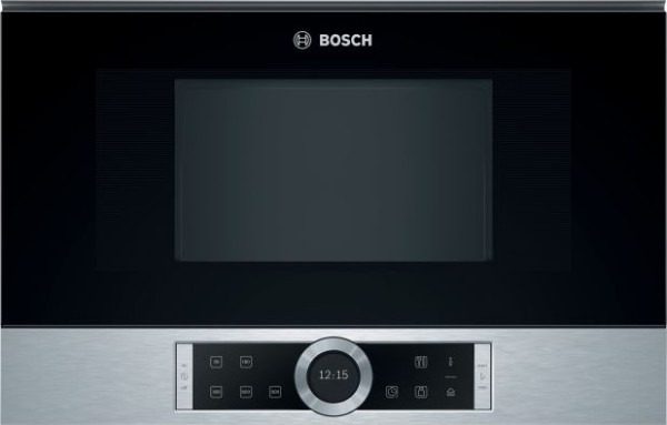 Bosch BFR634GS1 Series 8 built-in microwave, stainless steel