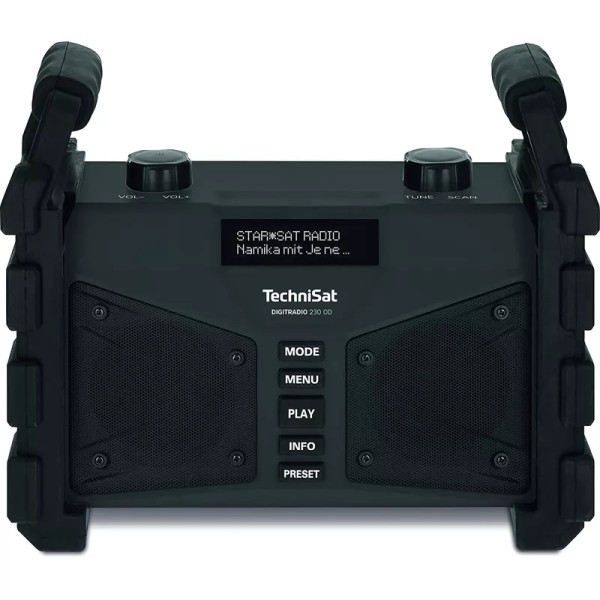 TechniSat DIGITRADIO 230 OD Baustellenradio DAB+, UKW AUX, Bluetooth®