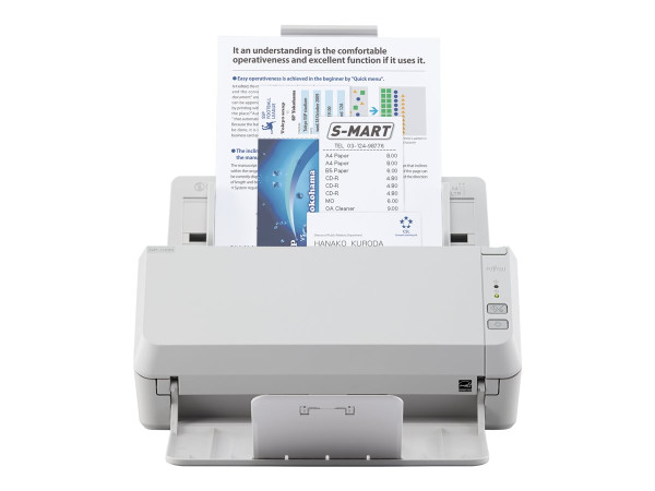 FUJITSU ScanSnap SP-1125N Kompakter Dokumenten-Scanner | Schnelles Scannen von bis zu 25 Seiten/Min.