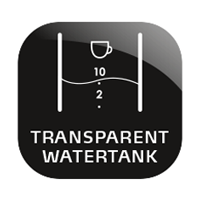 Transparenter Wassertank