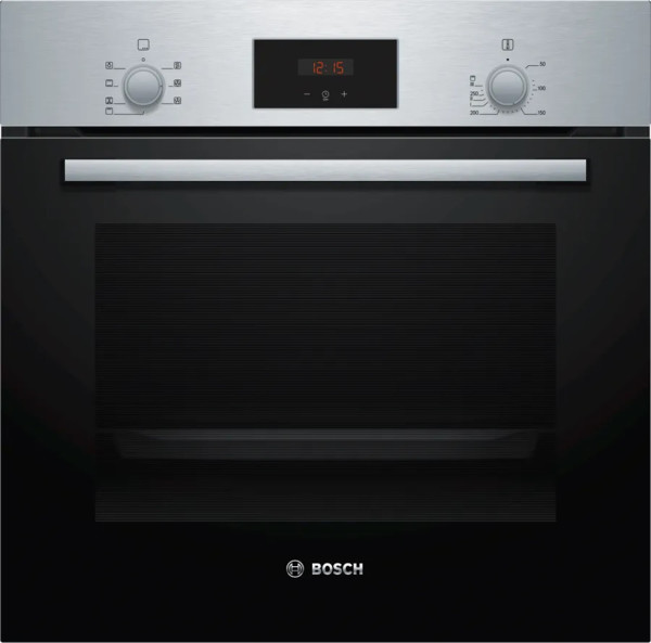 BOSCH HBF133GR0 Einbau-Backofen-Set - HBF133BR0 + HEZ438201 - inkl. 2-fach Teleskopauszug