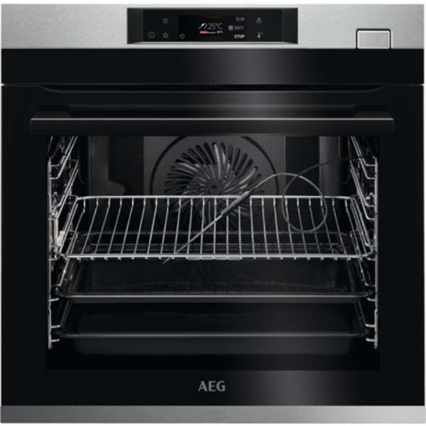 AEG BSE77228BM Oven with steam support, pyrolytic self-cleaning, stainless steel with antifing