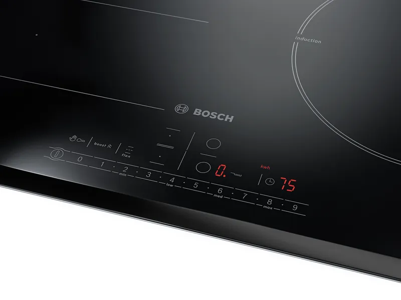  BOSCH Series 6 Electric hob 80 cm Black, With frame surface-mounted PKC845FP1D EAN: 4242002953083