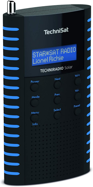 TechniSat TechniRadio Solar tragbares DAB Radio blau | bei store-jet.de