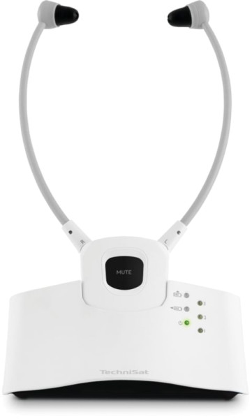 TechniSat STEREOMAN ISI 2 Over-ear headset Cordless (1075099) Stereo White