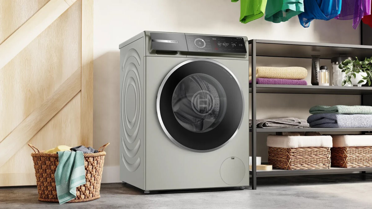 BOSCH WGB2560X0 Series 8 Washing machine, front loader, 1600 rpm, 10 kg, silver-inox, | EAN: 4242005375219 | Order now at store-jet.de