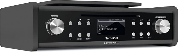 TechniSat DIGITRADIO 20 CD: kitchen radio with CD player in anthracite | EAN: 4019588049994 | Order now at store-jet.de with free shipping.