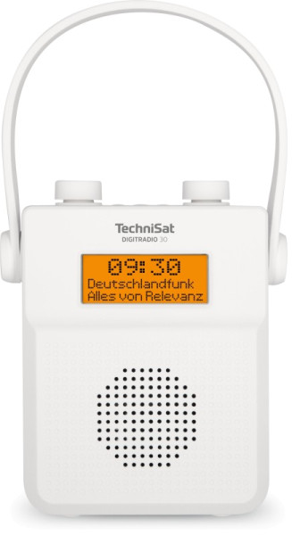 TechniSat DIGITRADIO 30 Taschenradio DAB+, UKW, DAB Bluetooth wasserdicht Weiß