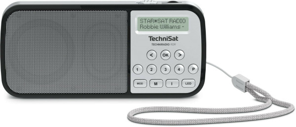 TechniSat Techniradio RDR Pocket radio DAB+, FM AUX, USB, silber