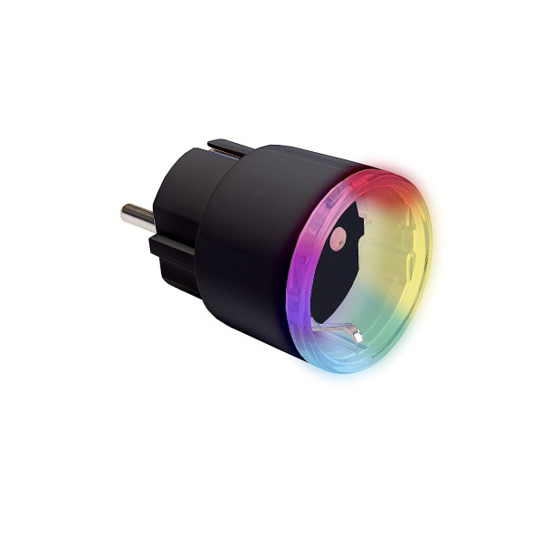 Shelly WLAN socket Plus Plug S, 10 A, measuring function, EAN: 3800235265628, black