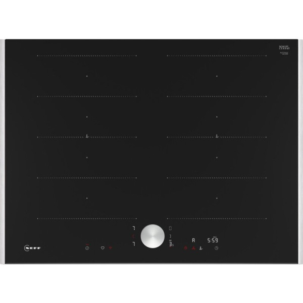 NEFF N90 Induction hob T67TTX4L0, 70 cm Black, With frame on top